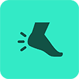 Podiatry foot icon