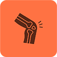 Physiotherapy knee icon