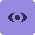 Optical eye icon