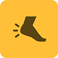 Podiatry foot icon