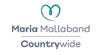 Logo of Maria Mallaband Countrywide featuring a stylized heart icon above the text.