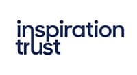 The image shows the logo for "inspiration trust" with lowercase blue text on a white background.