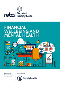Financial wellbeing and mental health guide front cover