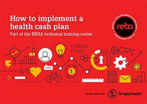 REBA Simplyhealth How to implement a cash plan guide front cover
