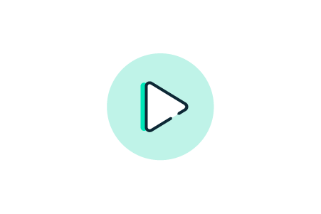 Video play button icon