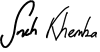 Sneh Khemka's signature, Chief Executive Officer at Simplyhealth