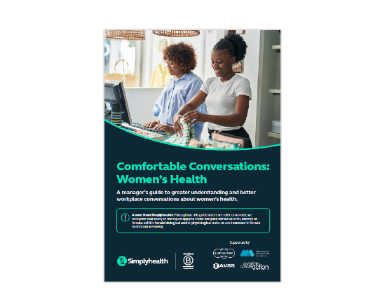Preview of the guide: Comfortable Conversations: Women's Health