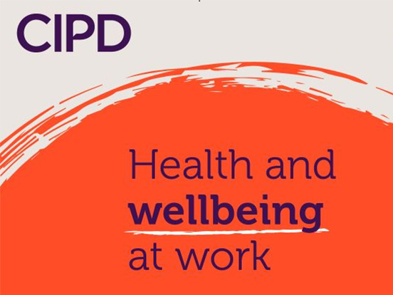 CIPD Health and Wellbeing at work report 2023 logo