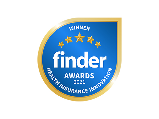 Finder Awards 2021 - Health Insurance Innovation Winner logo