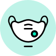 COVID-19 mask icon