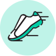 Running trainers icon