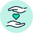 Emotional support icon