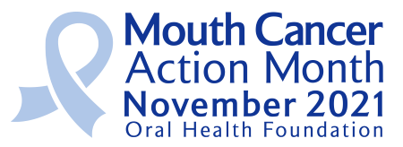 Mouth Cancer Action Month 2021 logo