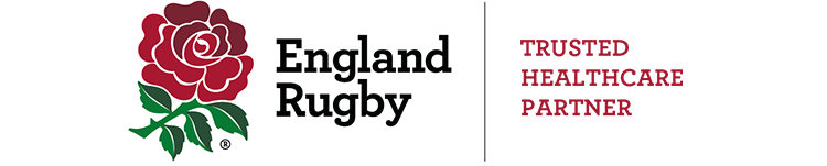 England Rugby trusted healthcare partner logo