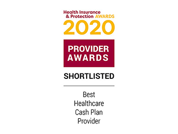HIP Awards 2020 Shortlisted Best Healthcare Cash Plan Provider 